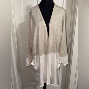 Women's plus size 2X Open‎ Cardigan, Ophelia Roe cute soft comfortable